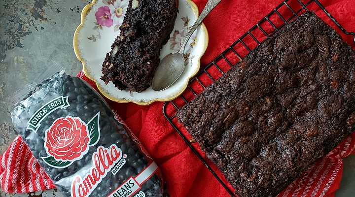 Black Bean Aquafaba Zucchini Bread