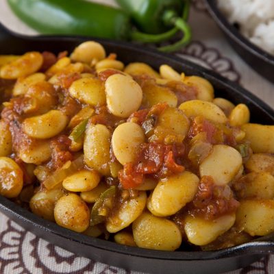 Curried Lima Beans