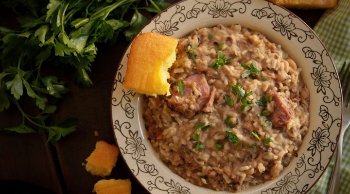 a plate of hoppin john