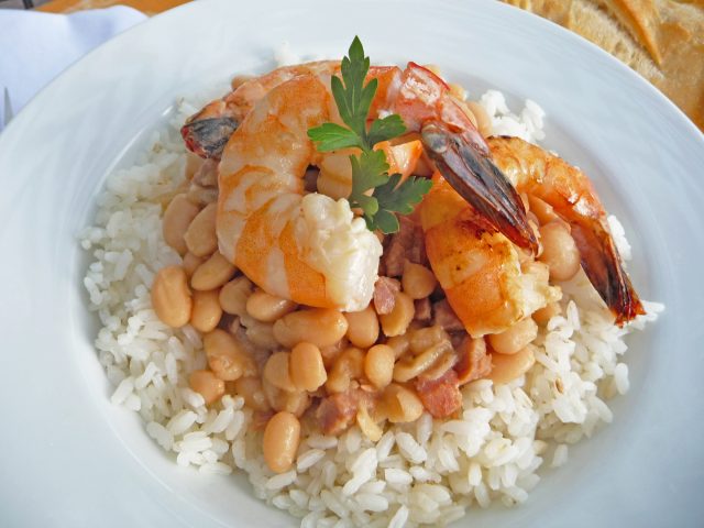 Camellia's Famous New Orleans-Style White Beans & Shrimp