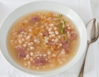 a bowl of senate bean soup