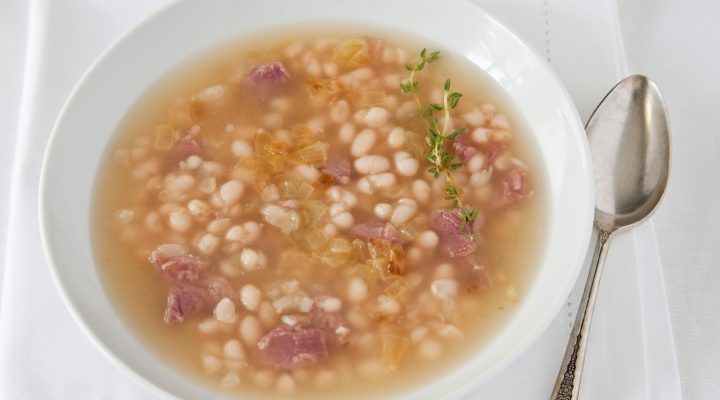 a bowl of senate bean soup