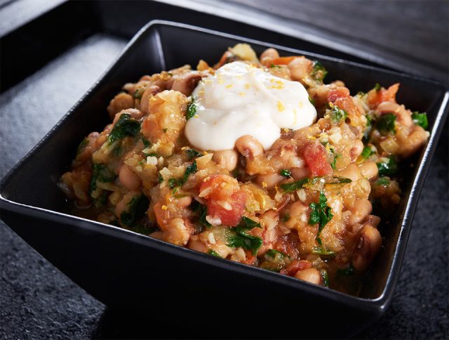 Blackeye Peas and Spinach