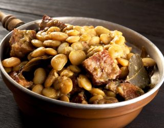 Butter Beans with Pickled Pork or Smoked Ham Hocks