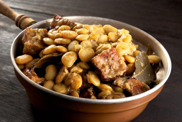 Butter Beans with Pickled Pork or Smoked Ham Hocks