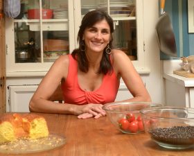 ana riehlman in her home kitchen
