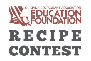 the logo for the louisiana restaurant association education foundation recipe contest