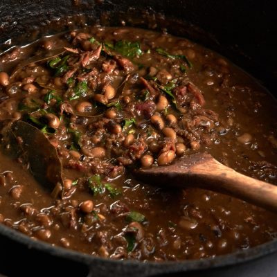 New Year’s Pork, Collard and Blackeye Pea Gumbo