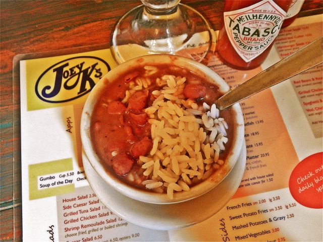 Joey K's Restaurant Red Beans