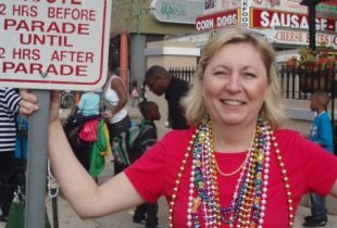 Susan Ford on Parade Route