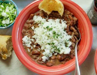 Red Beans & Rice Cooked with Slow Cooker