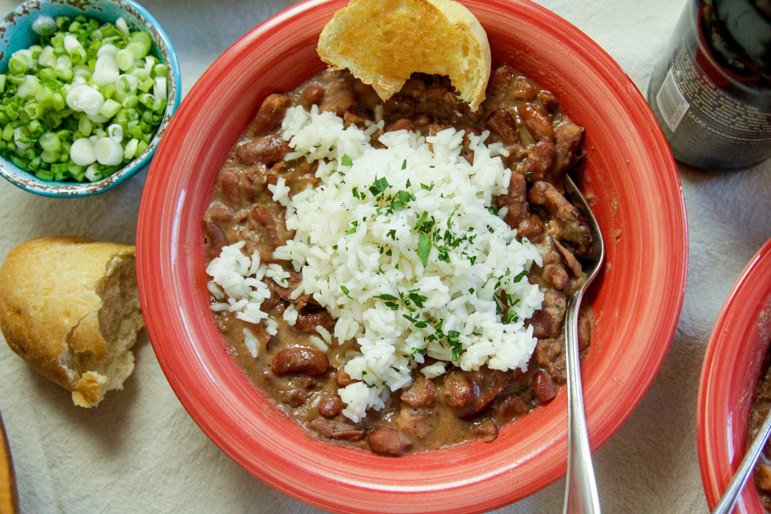 Lorence's Kitchen: Jambalya-Red Beans and Rice mashup, Quick Style