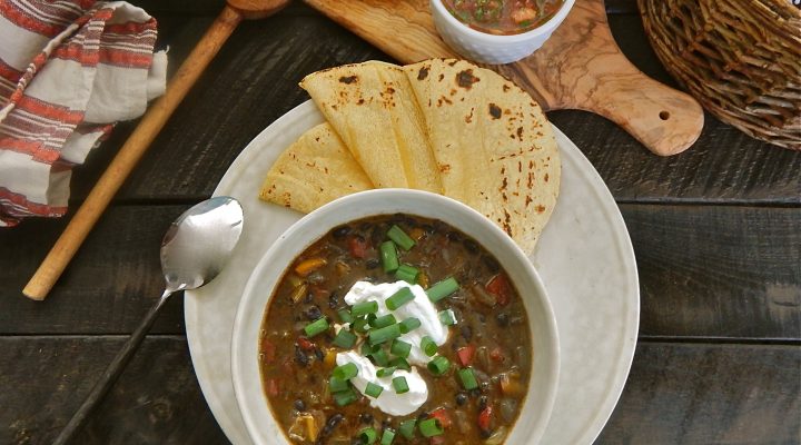 Tex-Mex Black Bean Soup