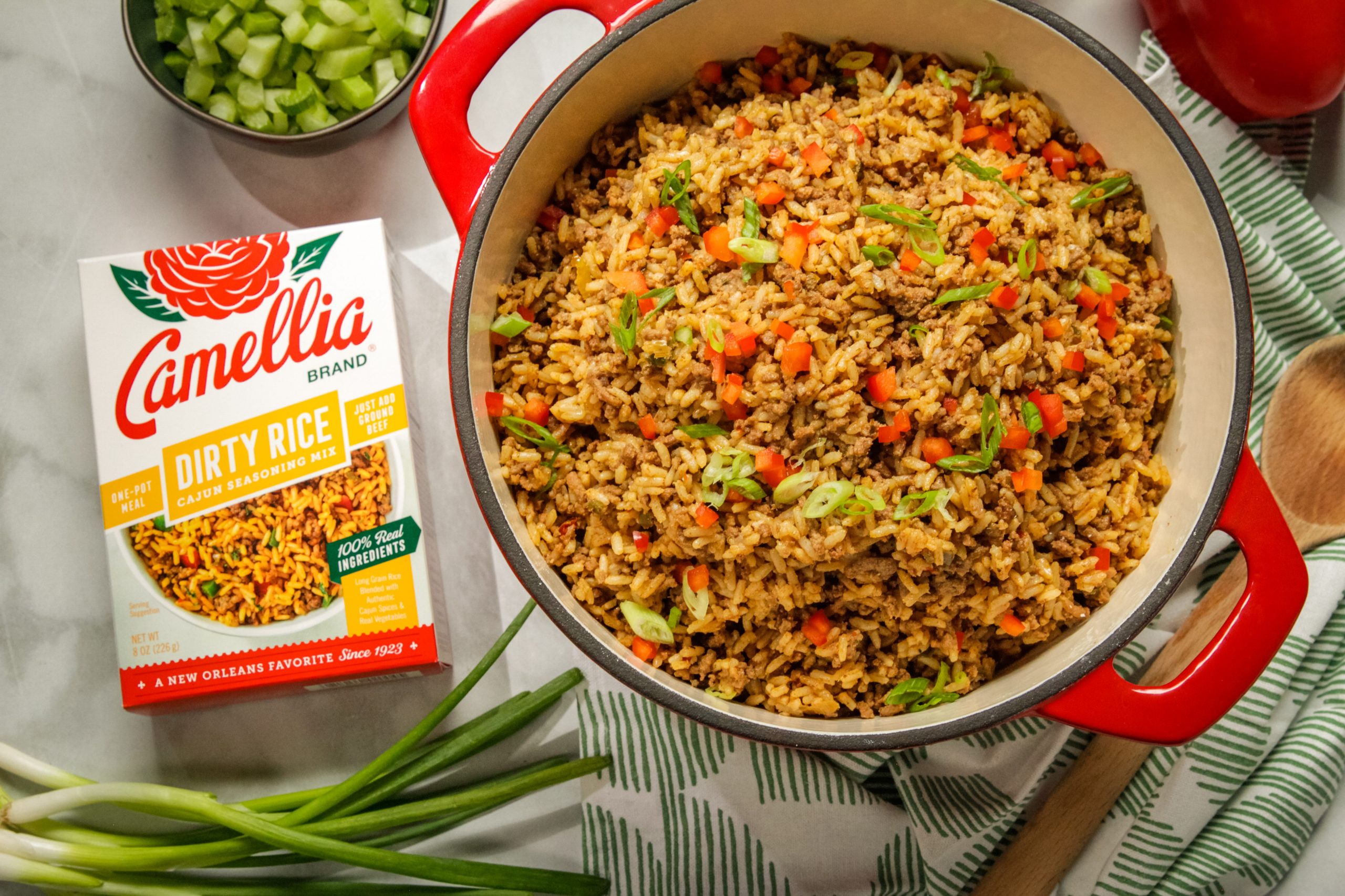 Gluten Free Cajun Dirty Rice :: Recipes :: Camellia Brand