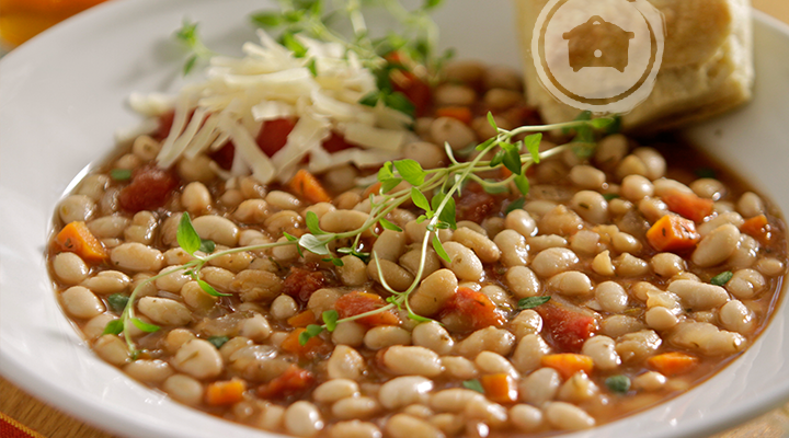 Slow Cooker Tomato and Herb White Beans