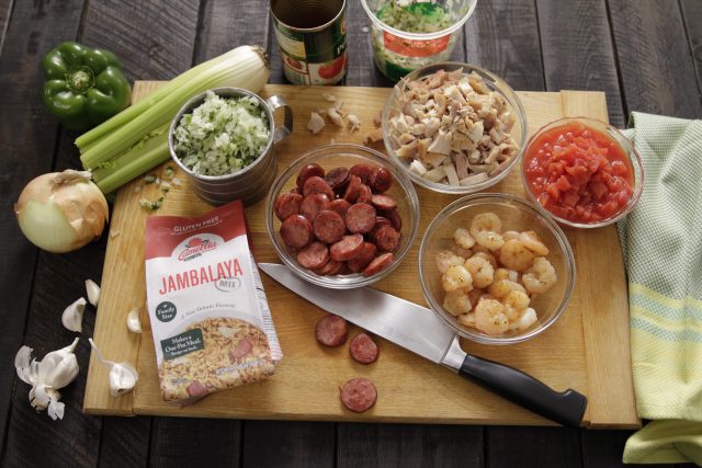 What you need to make Camellia Jambalaya