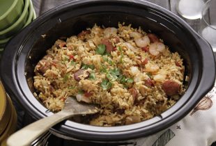 Camellia Jambalaya Dinner Mix made in a slow cooker