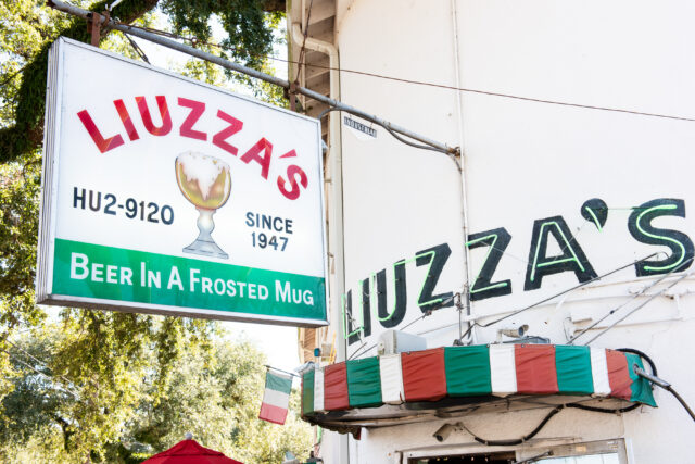 Liuzza’s on Bienville - Exterior signage