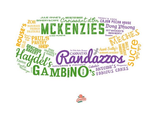 King Cake Word Cloud