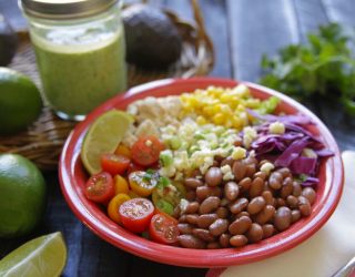 a Bean Burrito Bowl