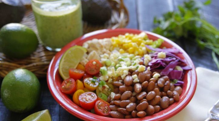 a Bean Burrito Bowl