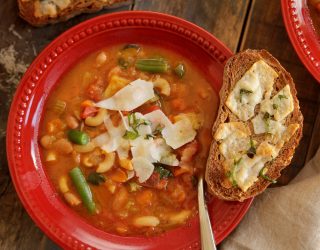 a bowl of Cozy Minestrone