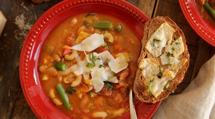 a bowl of Cozy Minestrone