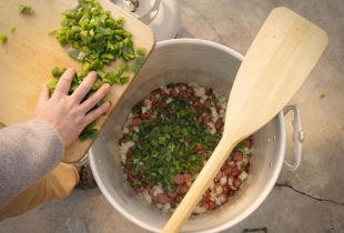 Adding Cooking vegetables