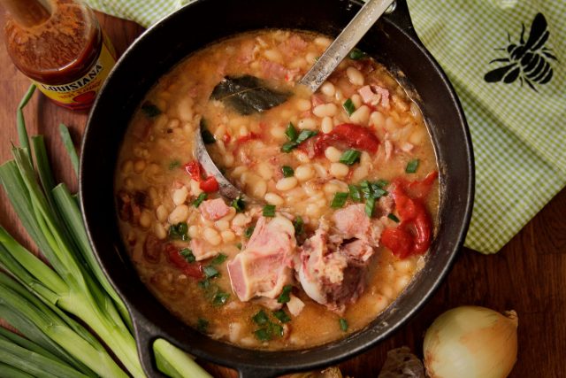 Great Northern Beans & Ham recipe from Chef Jennifer Hill Booker