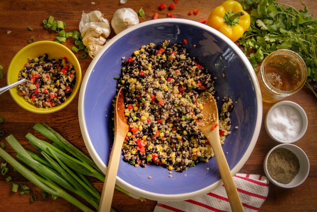 Bean Quinoa Salad