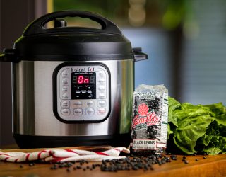 Instant Pot and Black bean bag