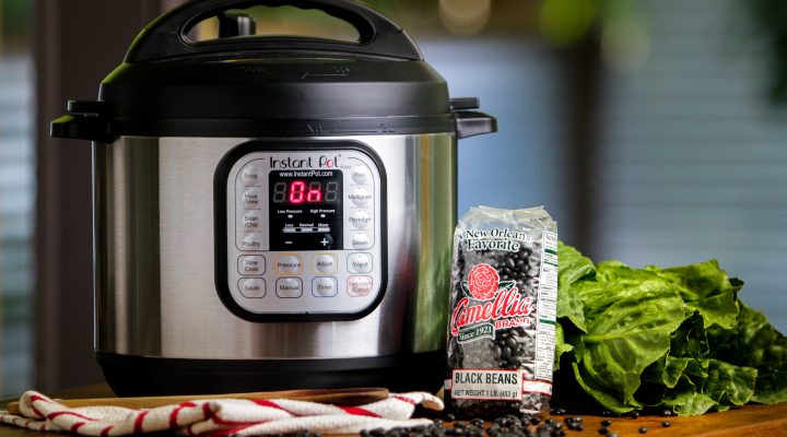 Instant Pot and Black bean bag