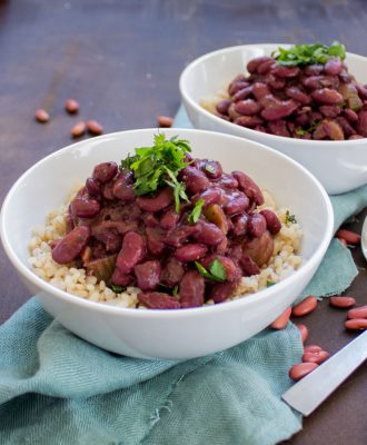 Cajun-Style Vegan Red Beans and Rice – Emilie Eats