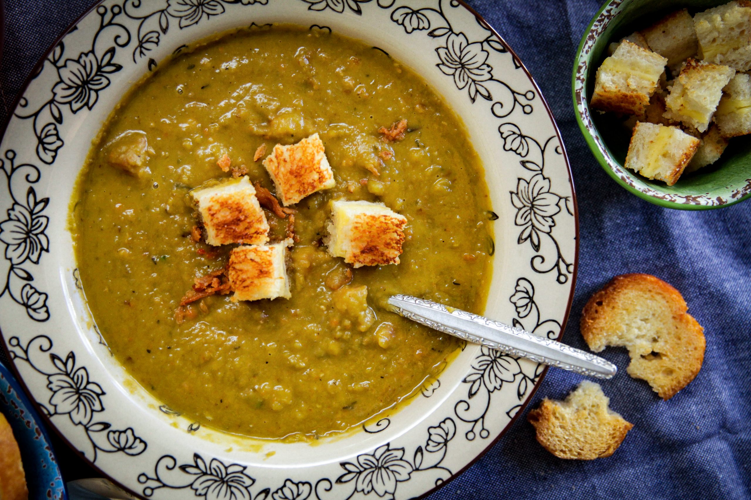 Ham and Fresh Pea Soup - A delicious new take on an old classic