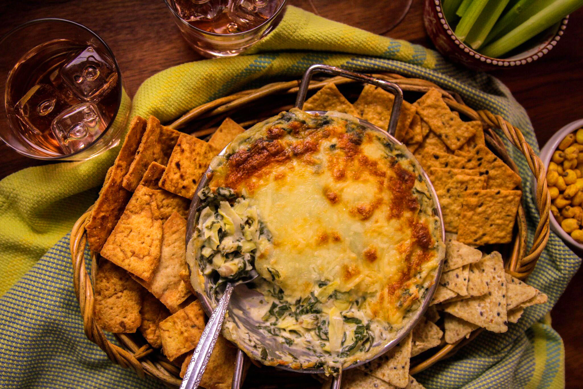 Hot Spinach, Artichoke & White Bean Dip Recipes Camellia Brand