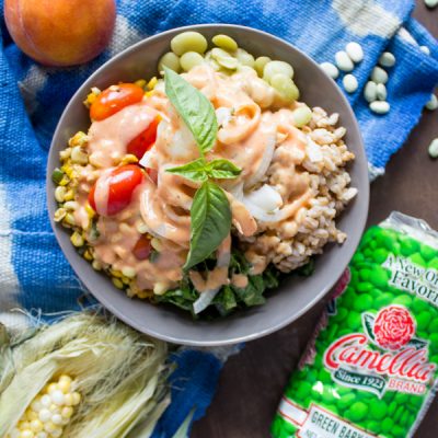 a bowl of lima beans buddha