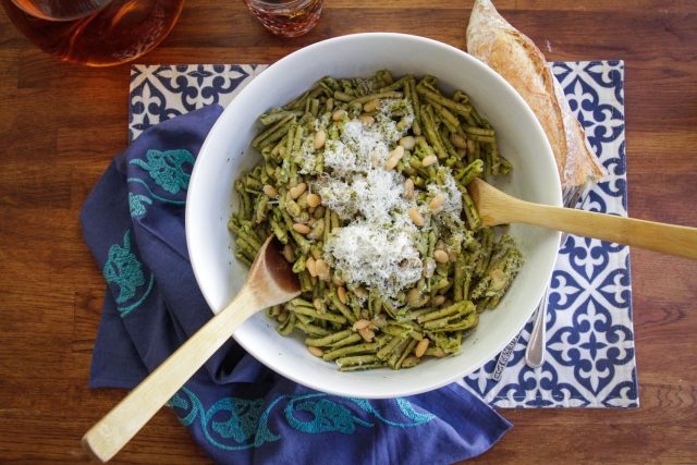 White Bean Pesto Pasta