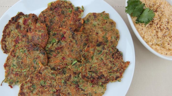 a plate of veggie burgers