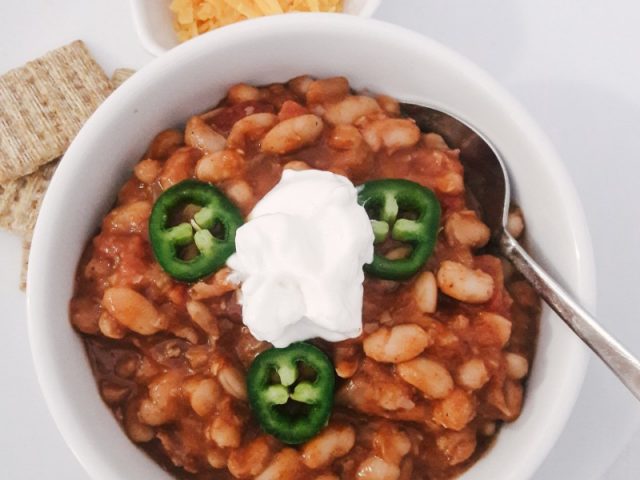 Vegetarian Pinto Bean Chili