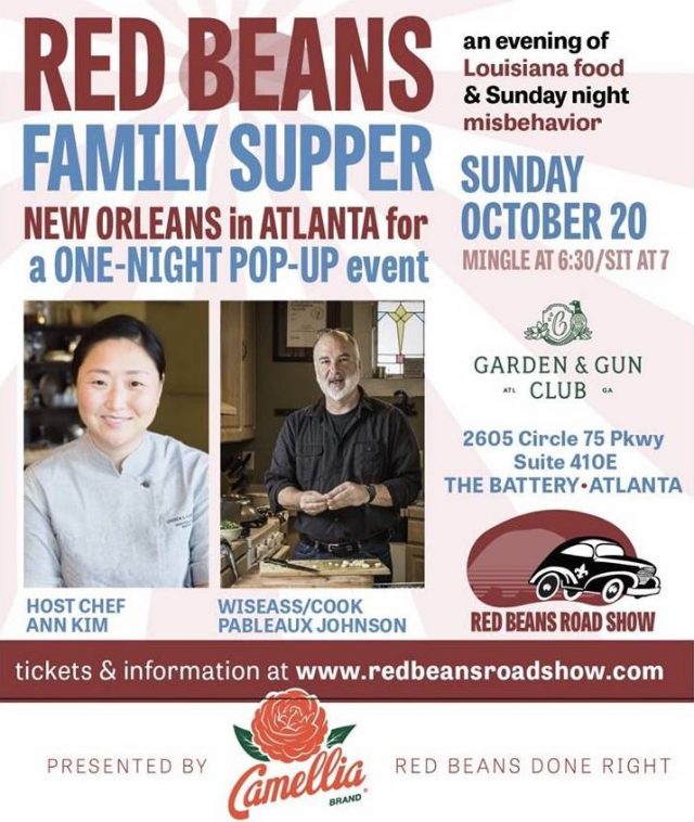 Red Beans Roadshow at the Garden and Gun Club Atlanta