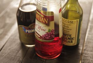 3 bottles of cooking vinegar