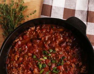 Creole-Style Pork & Red Bean Chili