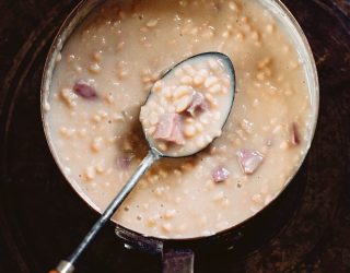 a pot of Mosquito Supper Club White Beans