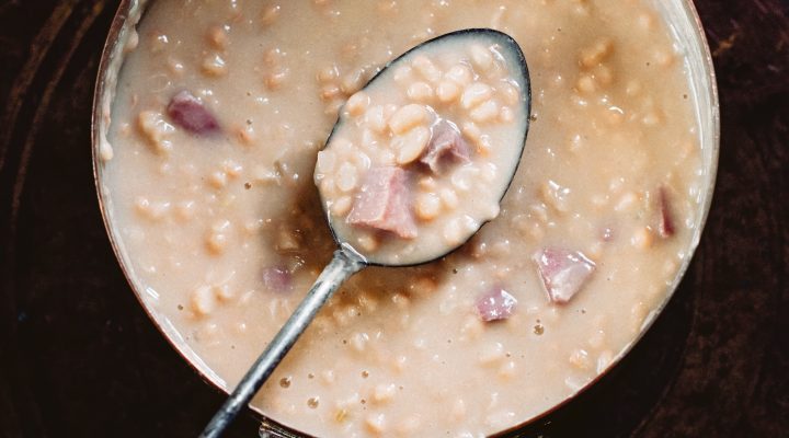 a pot of Mosquito Supper Club White Beans