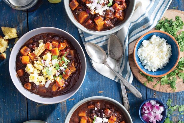 Sweet Potato Black Bean Chili