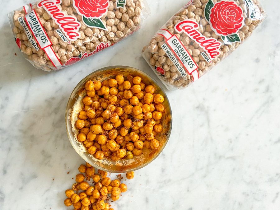 Sweet & Spicy Air Fryer Chickpeas Camellia Brand