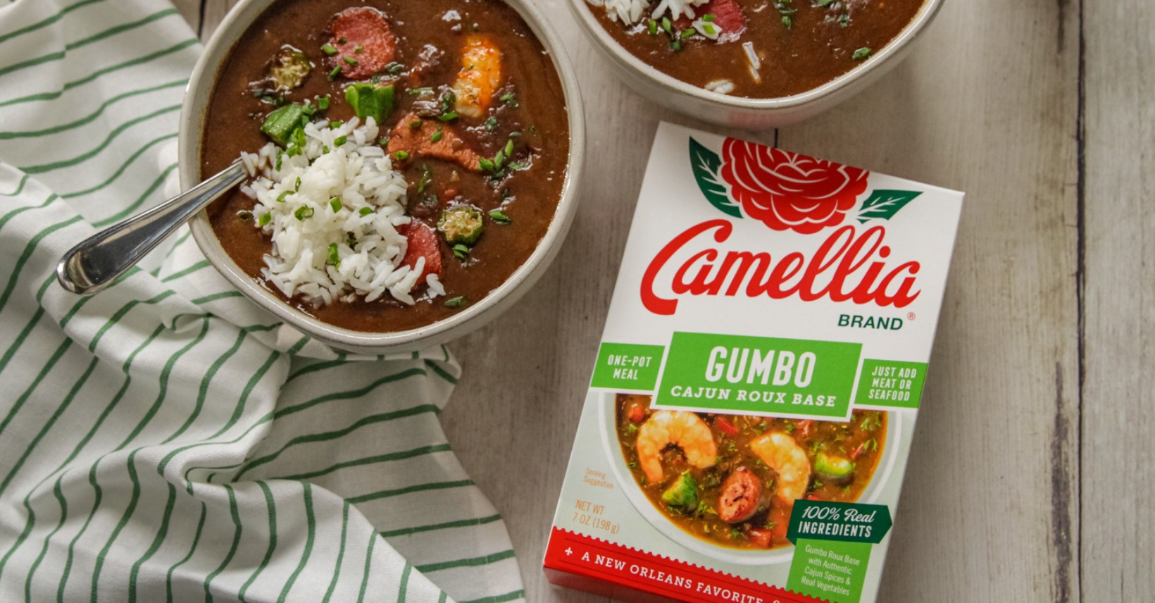 Gumbo Cajun Roux Base Camellia Brand