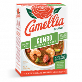 a box of camellia brandgumbo cajun roux base seasoning