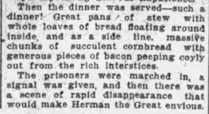 a 1908 recounting of a camp stew feast server to alabama prisoners