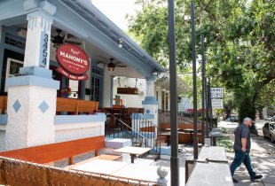 Entrance of Mahony’s Po-Boys & Seafood’s